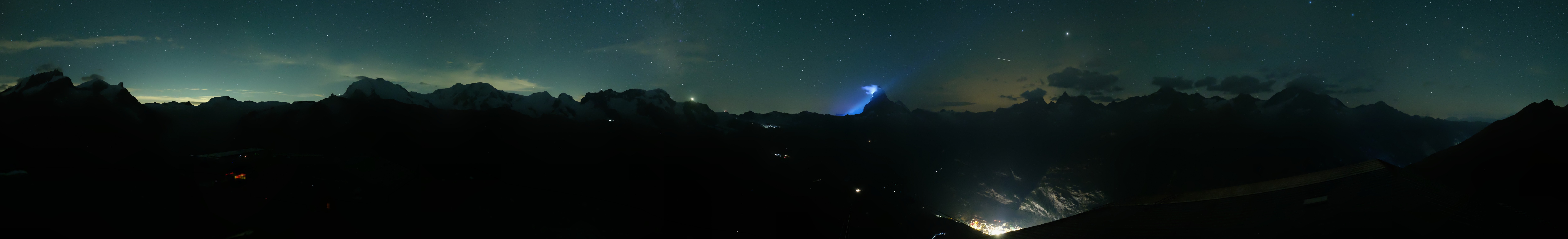 Archiv Foto Webcam Panoramablick vom Rothorn