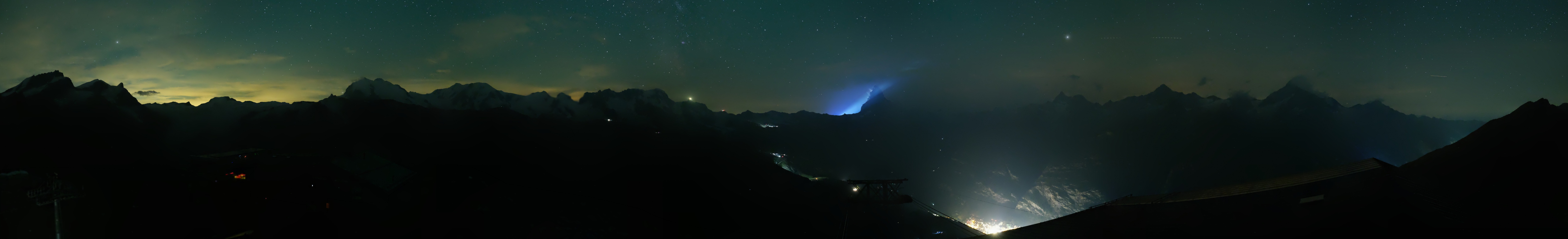 Archiv Foto Webcam Panoramablick vom Rothorn