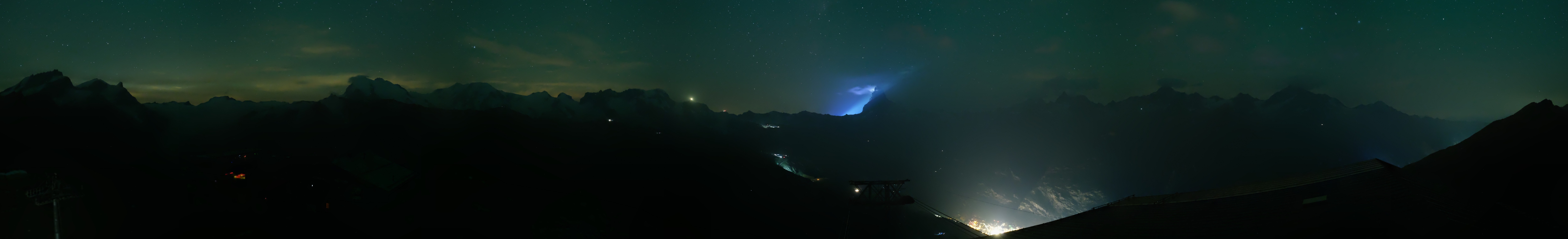 Archiv Foto Webcam Panoramablick vom Rothorn