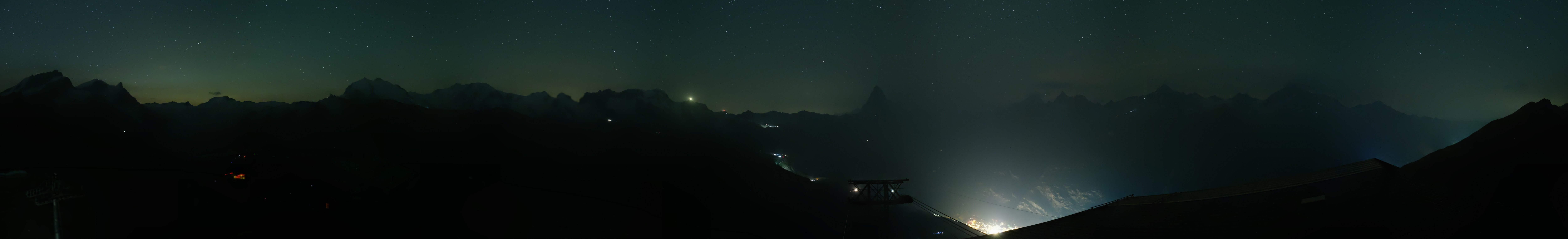 Archiv Foto Webcam Panoramablick vom Rothorn