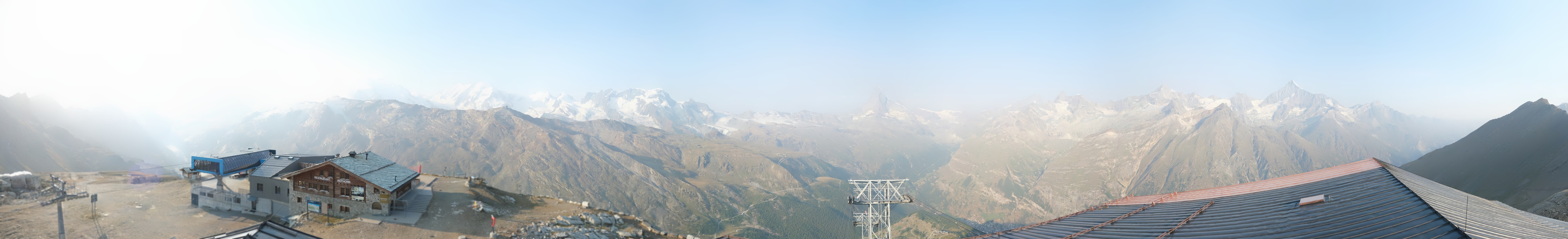 Archiv Foto Webcam Panoramablick vom Rothorn