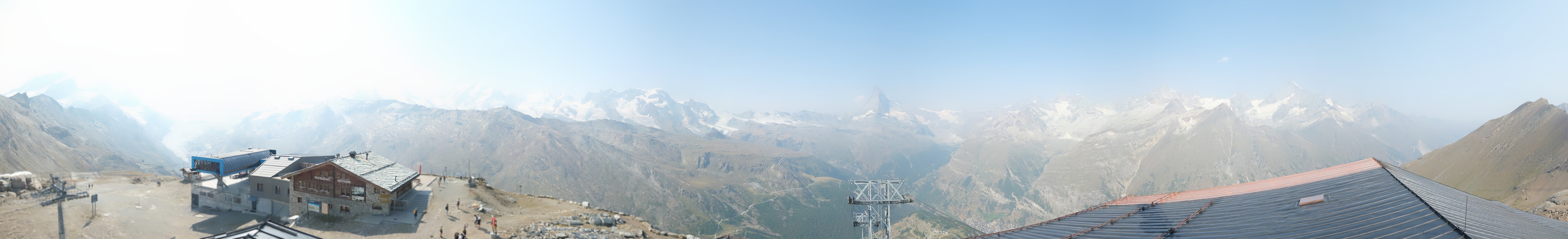 Archiv Foto Webcam Panoramablick vom Rothorn