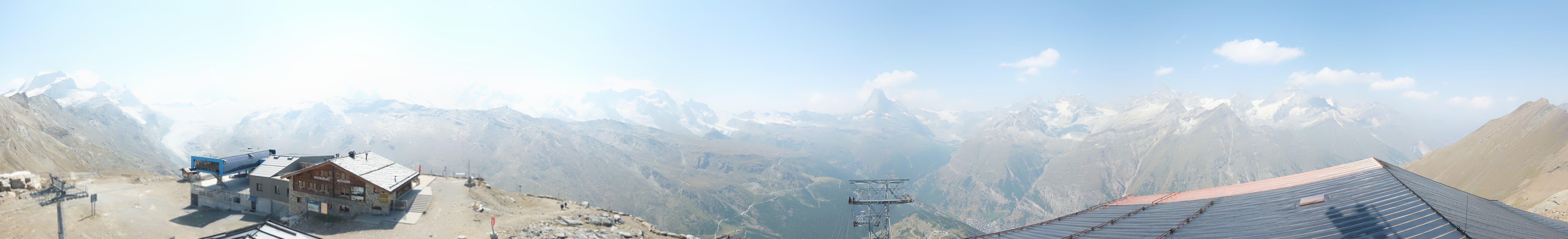 Archiv Foto Webcam Panoramablick vom Rothorn