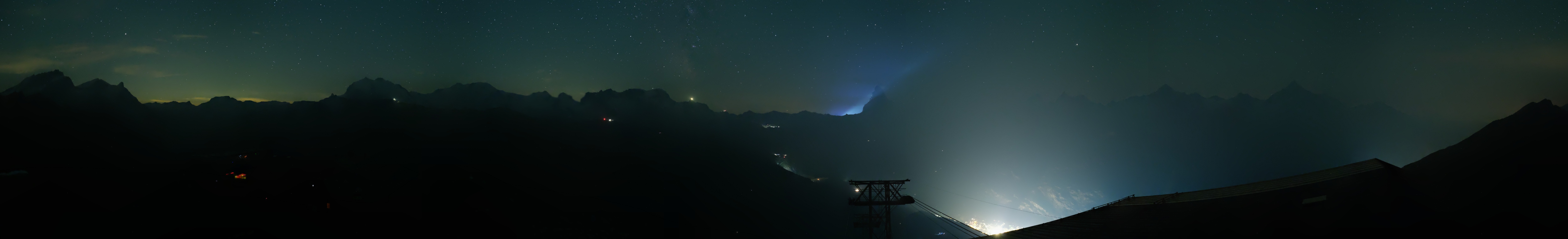 Archiv Foto Webcam Panoramablick vom Rothorn