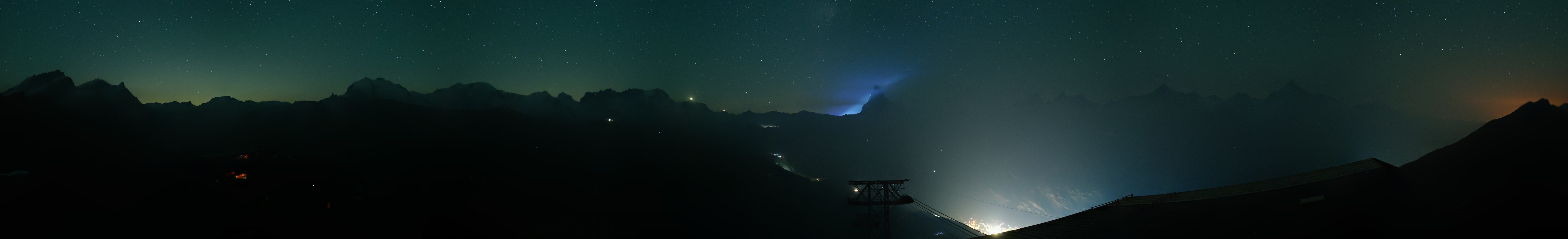 Archiv Foto Webcam Panoramablick vom Rothorn