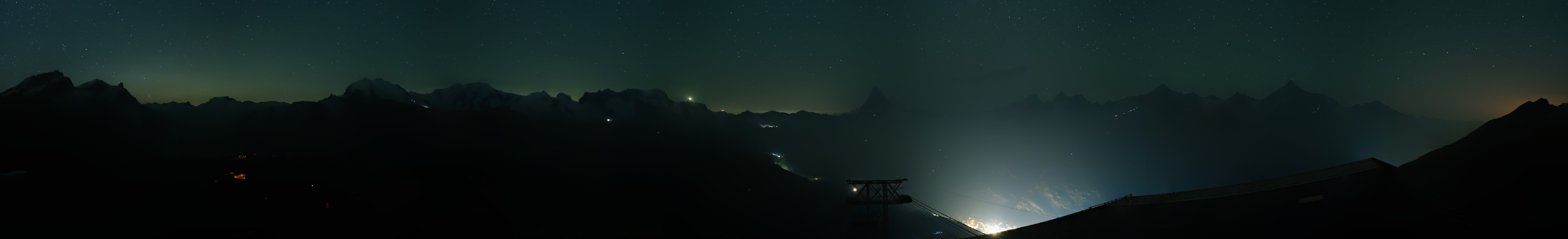 Archiv Foto Webcam Panoramablick vom Rothorn