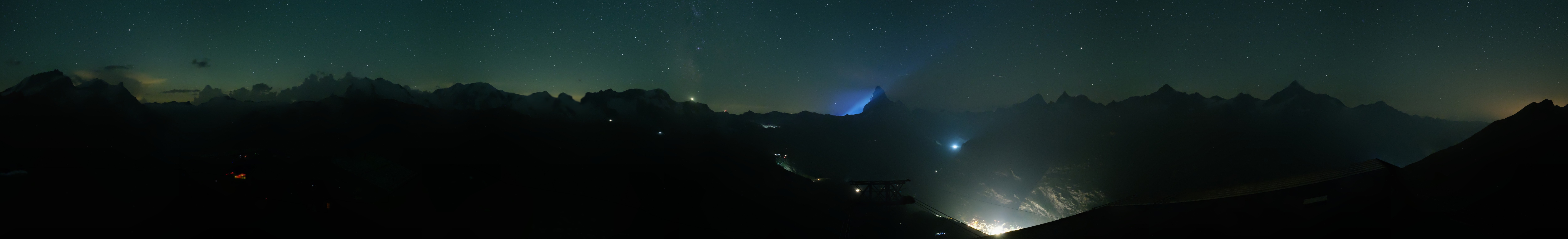 Archived image Webcam Panoramic view from Rothorn