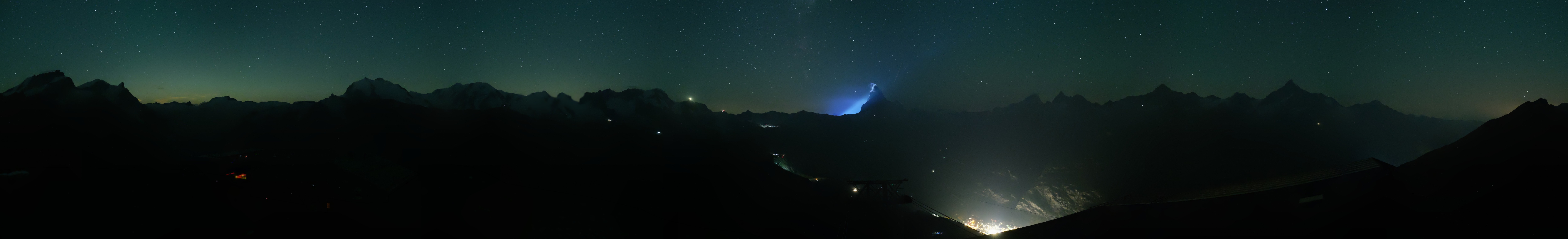Archived image Webcam Panoramic view from Rothorn