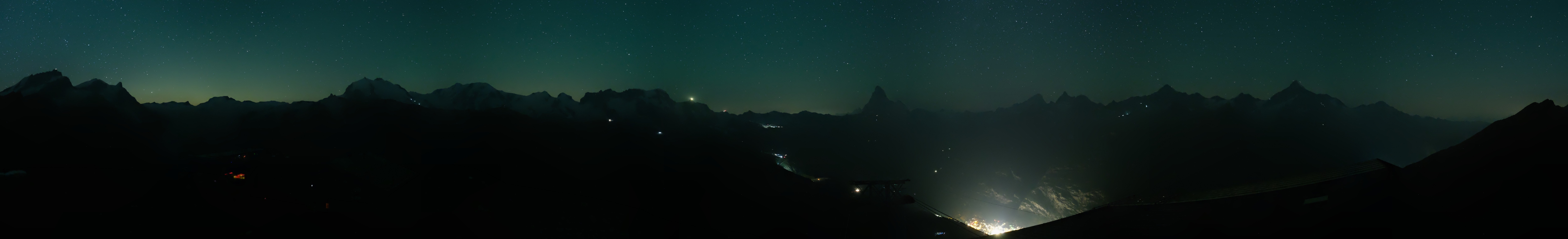 Archiv Foto Webcam Panoramablick vom Rothorn