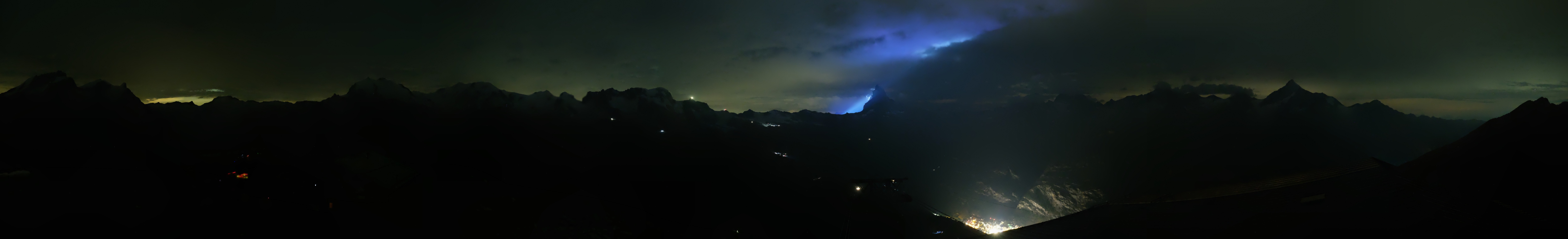 Archiv Foto Webcam Panoramablick vom Rothorn