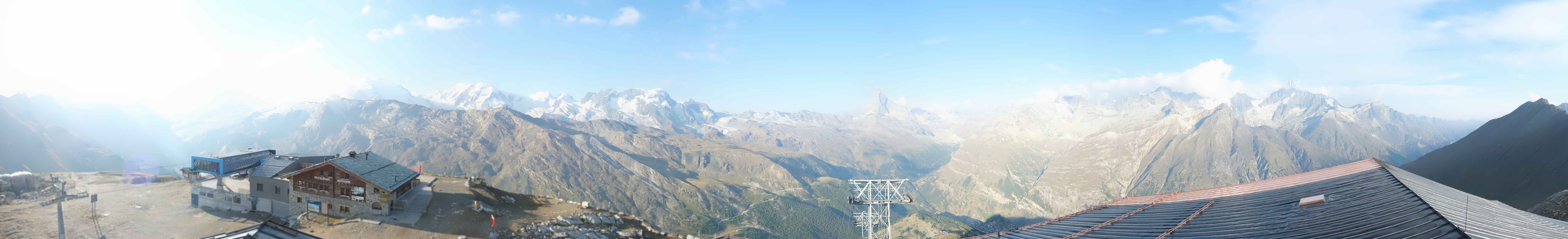 Archiv Foto Webcam Panoramablick vom Rothorn