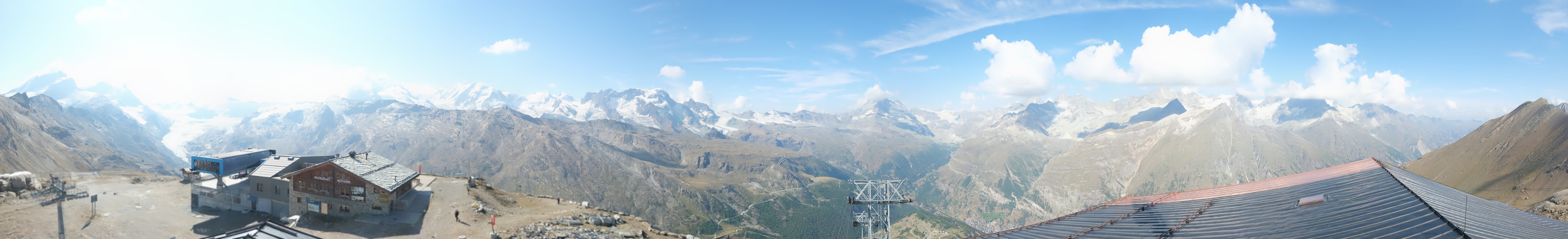 Archiv Foto Webcam Panoramablick vom Rothorn