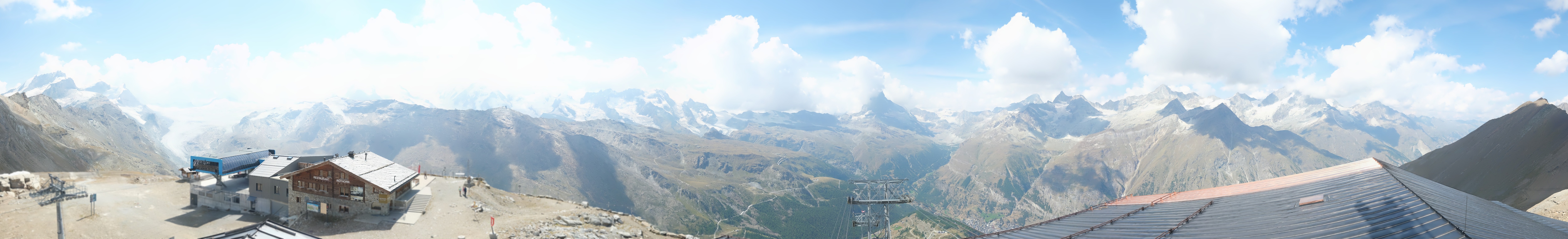 Archiv Foto Webcam Panoramablick vom Rothorn