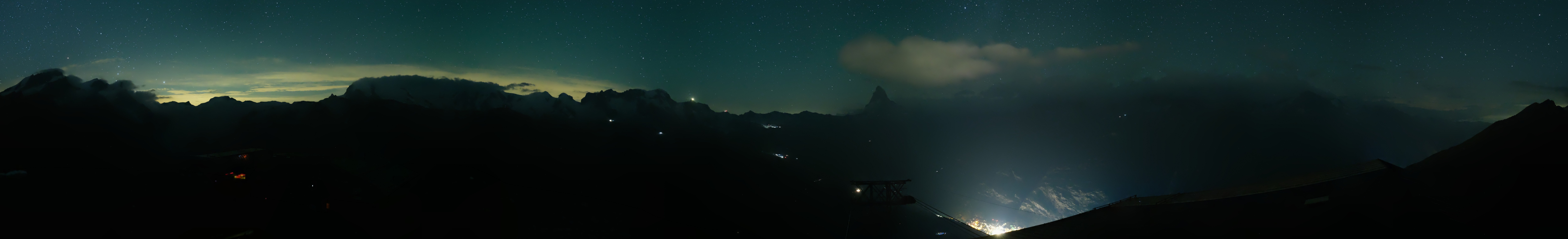 Archived image Webcam Panoramic view from Rothorn