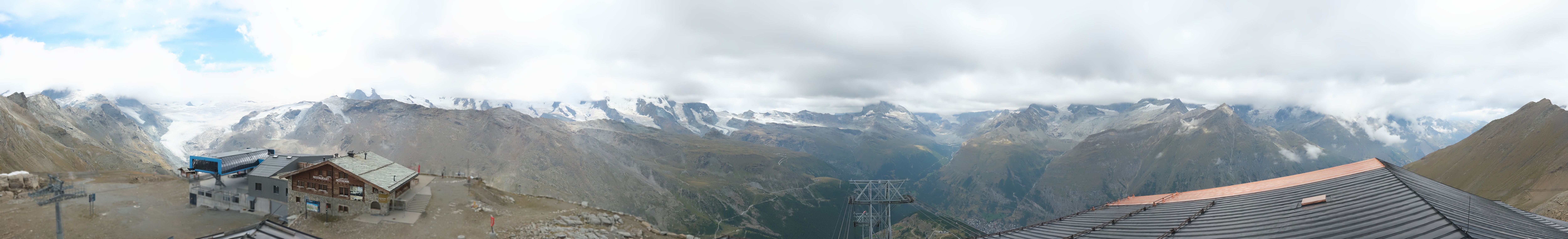 Archiv Foto Webcam Panoramablick vom Rothorn