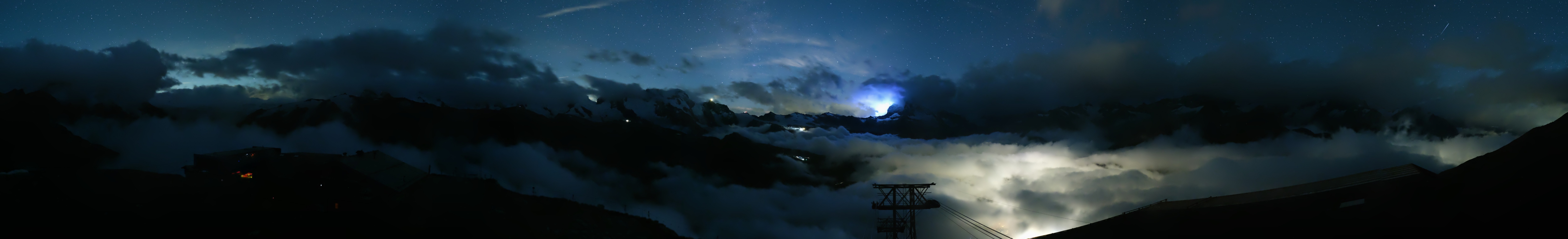 Archiv Foto Webcam Panoramablick vom Rothorn