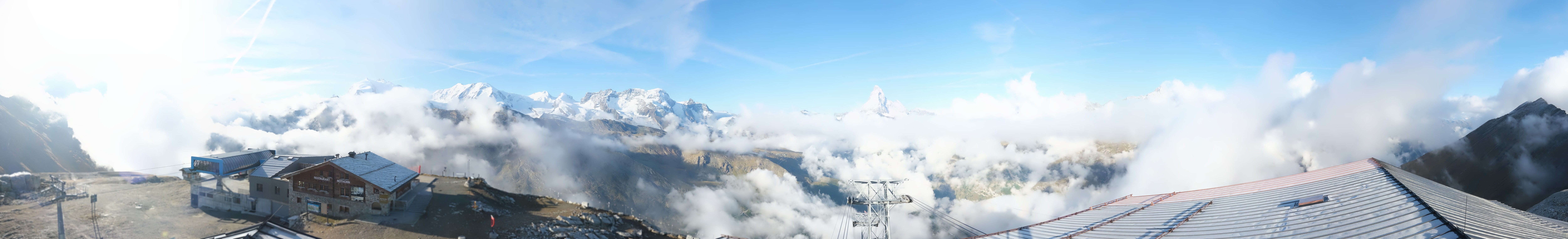 Archiv Foto Webcam Panoramablick vom Rothorn