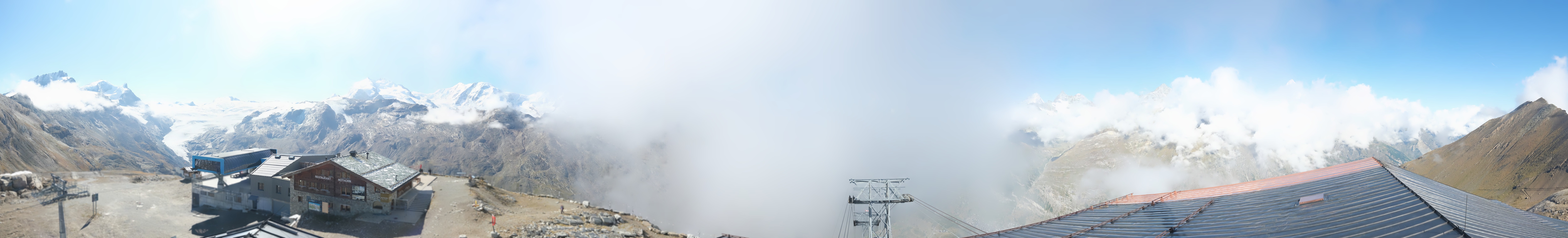 Archiv Foto Webcam Panoramablick vom Rothorn