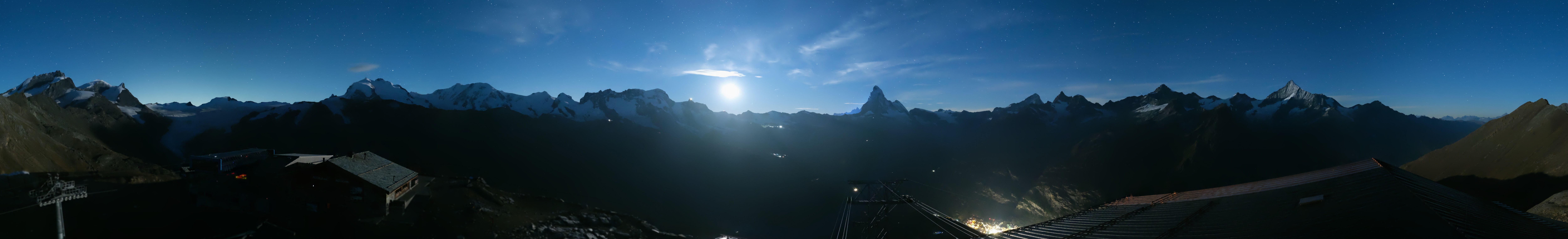 Archiv Foto Webcam Panoramablick vom Rothorn
