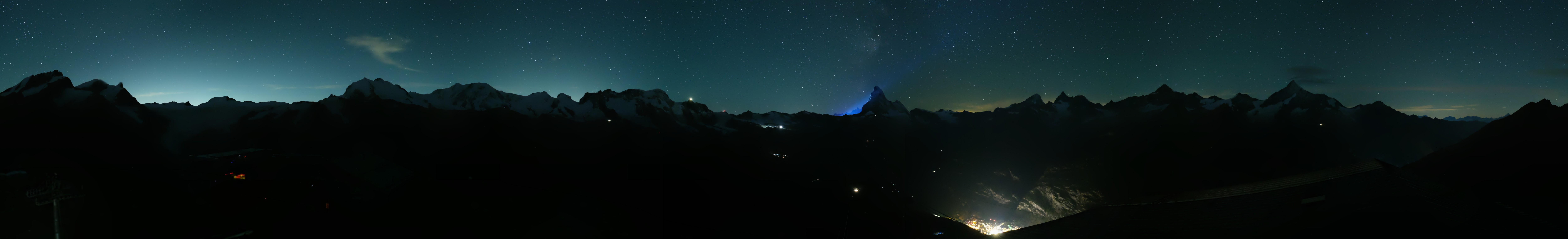 Archiv Foto Webcam Panoramablick vom Rothorn
