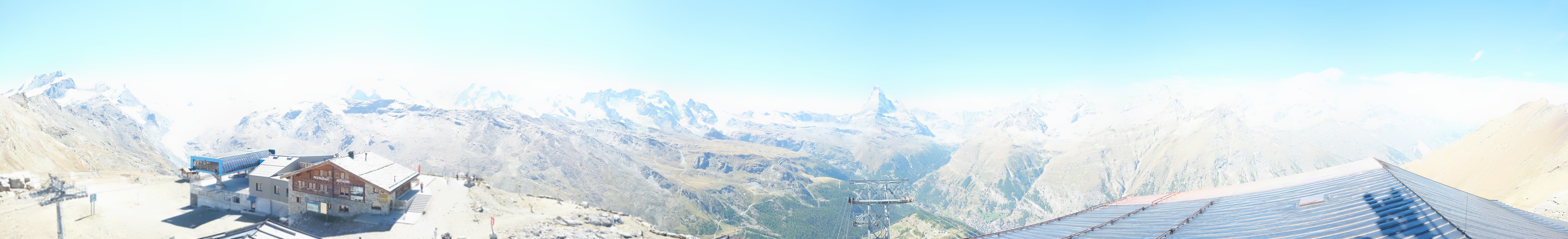 Archiv Foto Webcam Panoramablick vom Rothorn