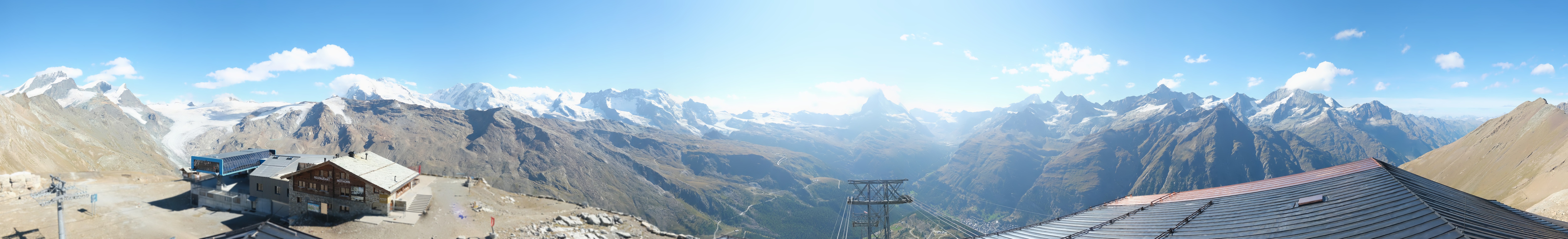 Archiv Foto Webcam Panoramablick vom Rothorn