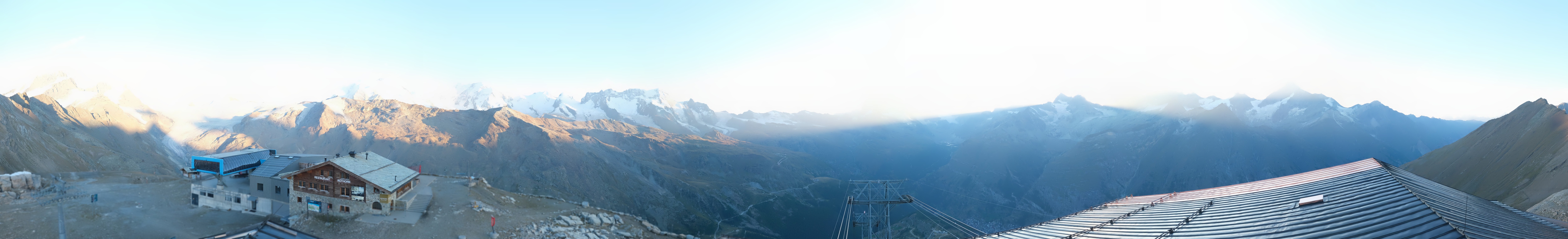 Archiv Foto Webcam Panoramablick vom Rothorn