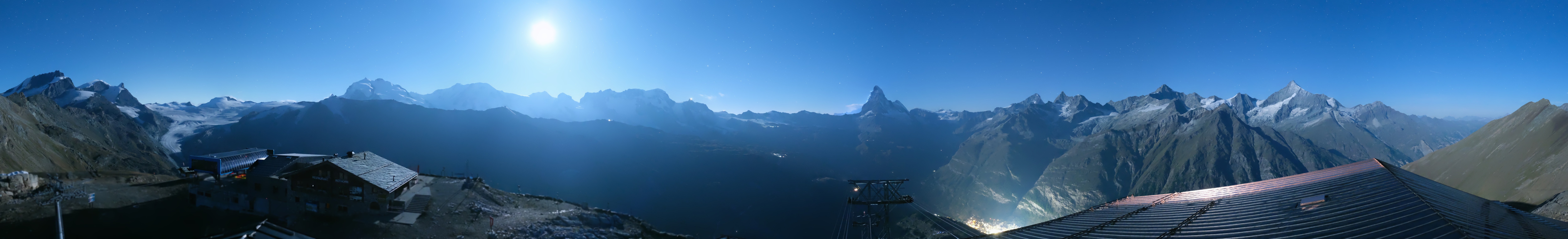 Archiv Foto Webcam Panoramablick vom Rothorn