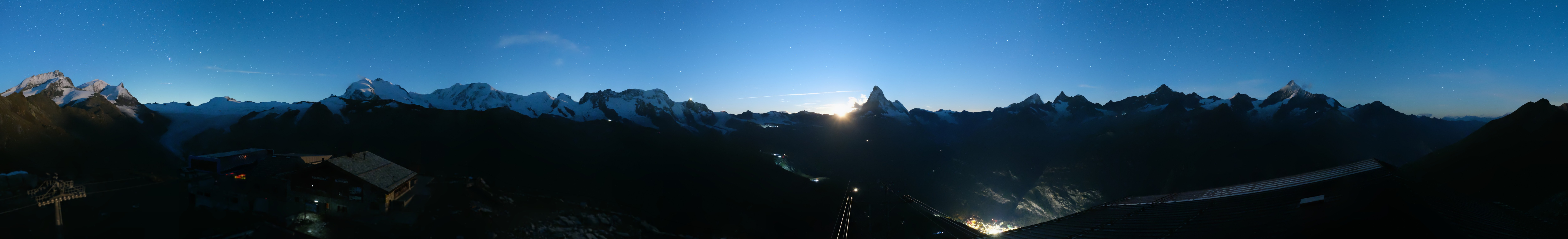 Archived image Webcam Panoramic view from Rothorn