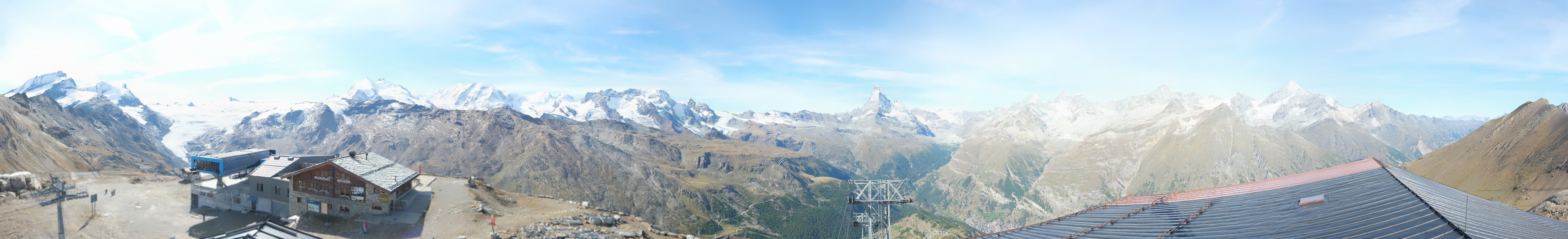 Archived image Webcam Panoramic view from Rothorn