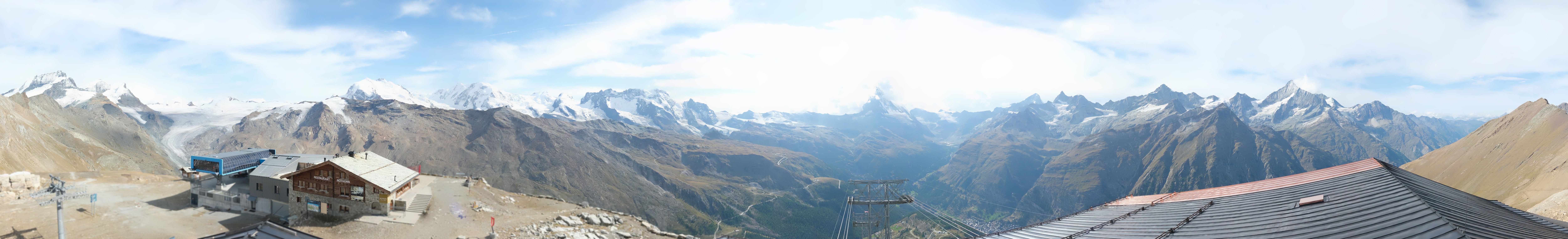 Archived image Webcam Panoramic view from Rothorn