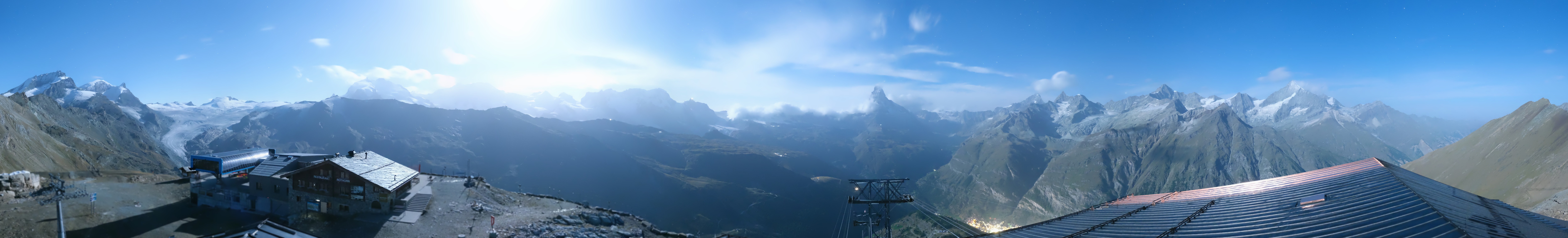 Archived image Webcam Panoramic view from Rothorn