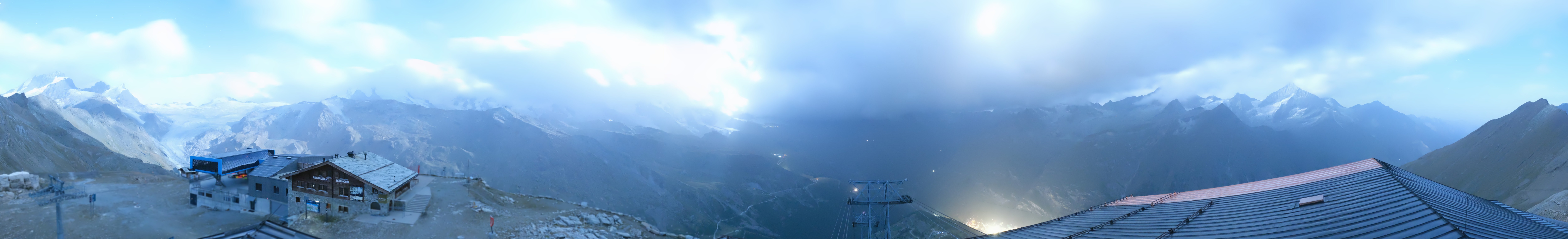 Archiv Foto Webcam Panoramablick vom Rothorn