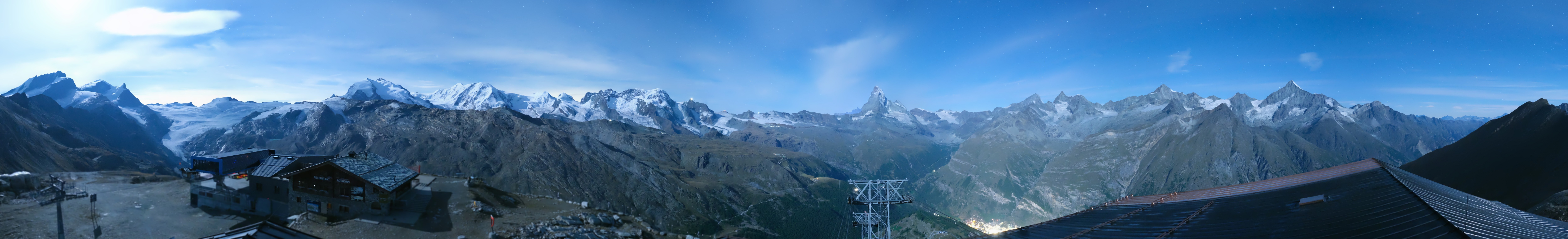 Archived image Webcam Panoramic view from Rothorn