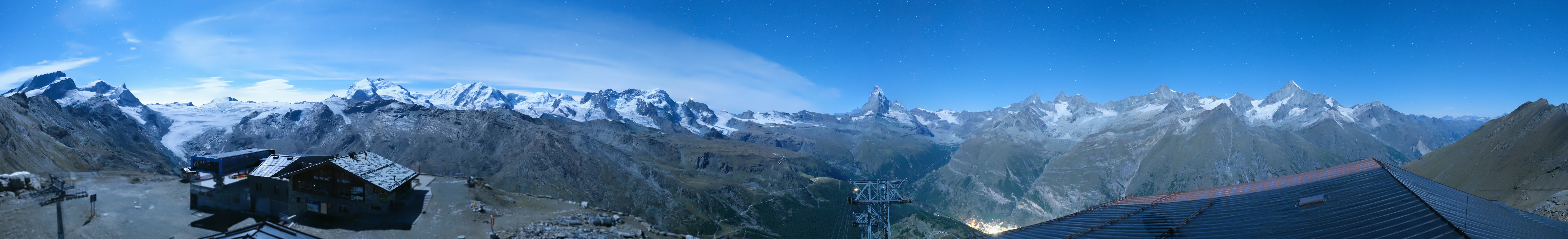 Archived image Webcam Panoramic view from Rothorn