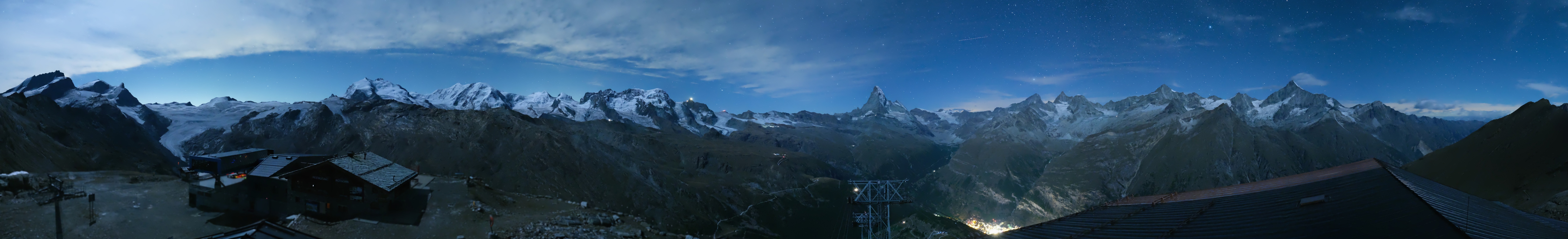Archiv Foto Webcam Panoramablick vom Rothorn