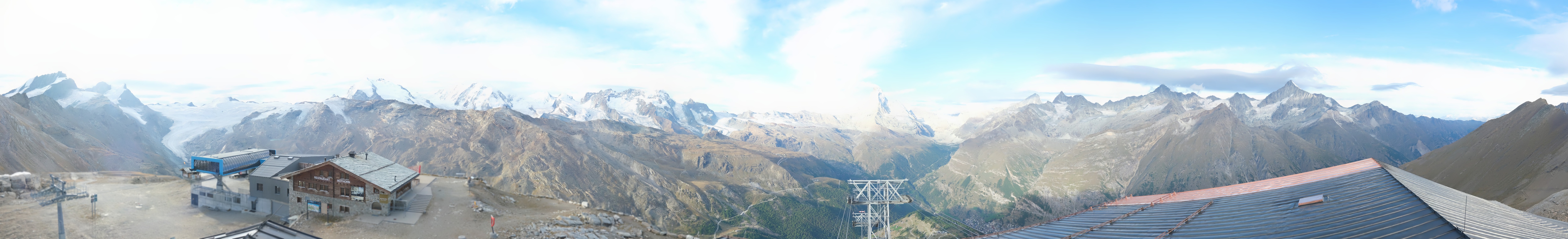 Archiv Foto Webcam Panoramablick vom Rothorn