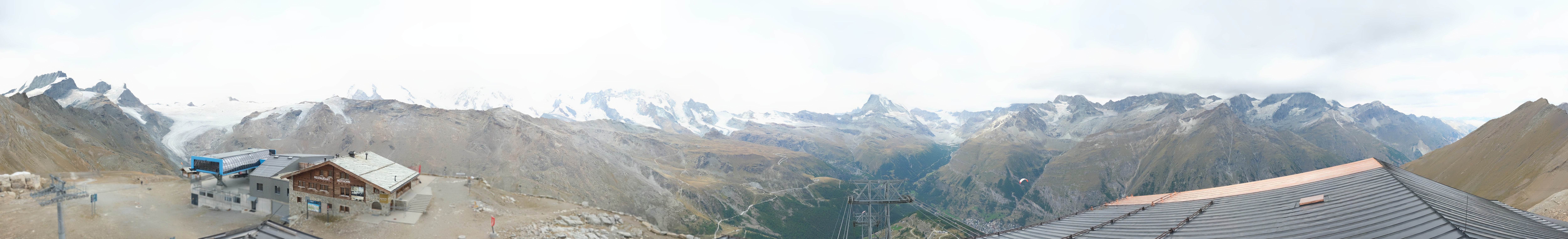Archiv Foto Webcam Panoramablick vom Rothorn