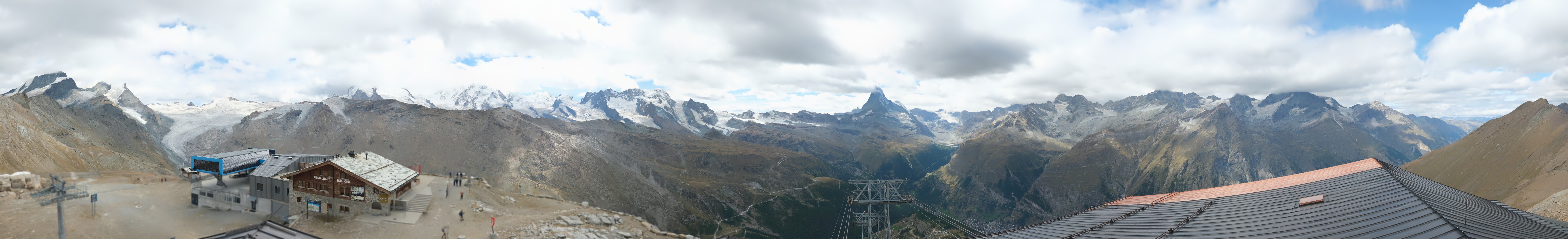 Archiv Foto Webcam Panoramablick vom Rothorn