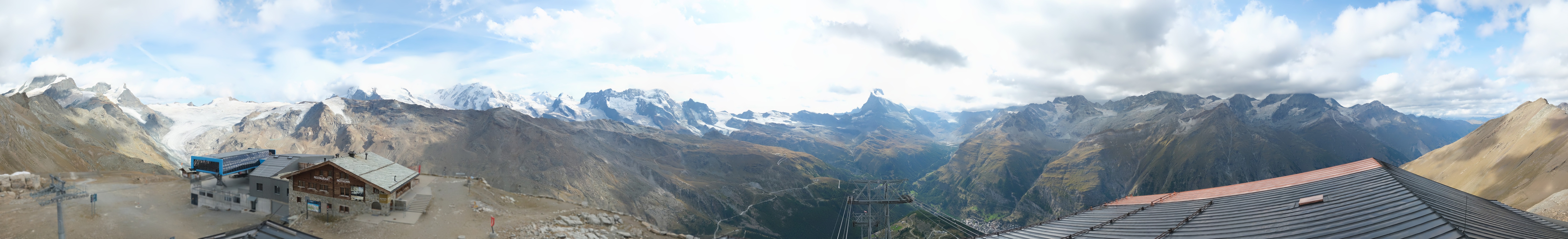 Archiv Foto Webcam Panoramablick vom Rothorn