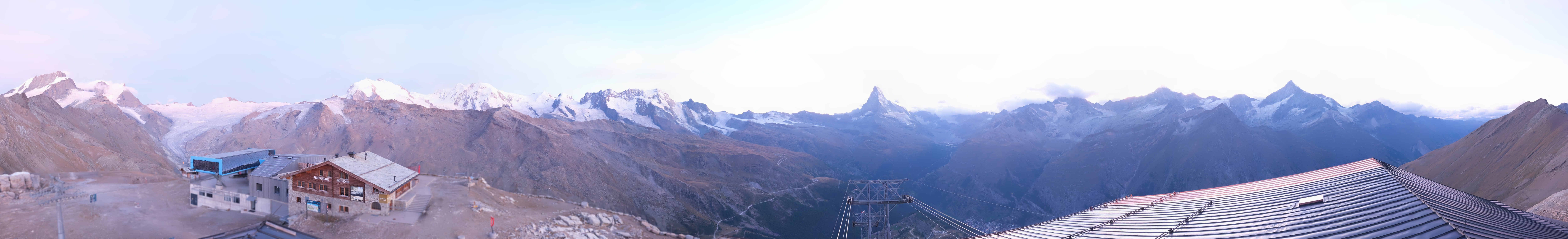 Archiv Foto Webcam Panoramablick vom Rothorn
