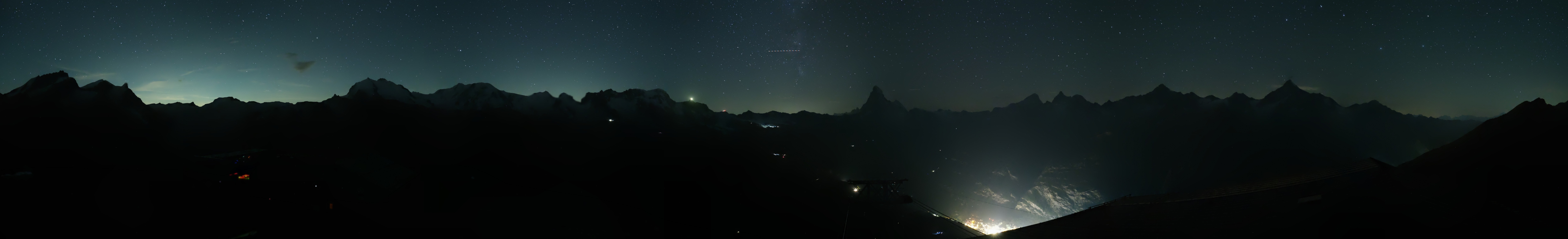 Archiv Foto Webcam Panoramablick vom Rothorn