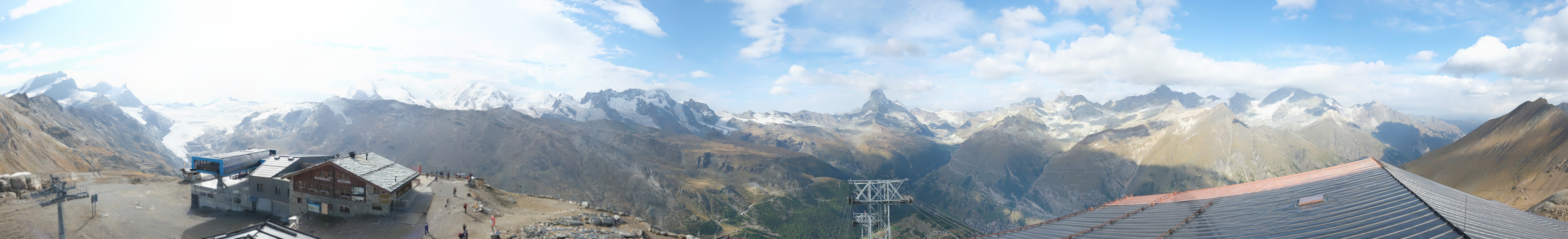 Archiv Foto Webcam Panoramablick vom Rothorn