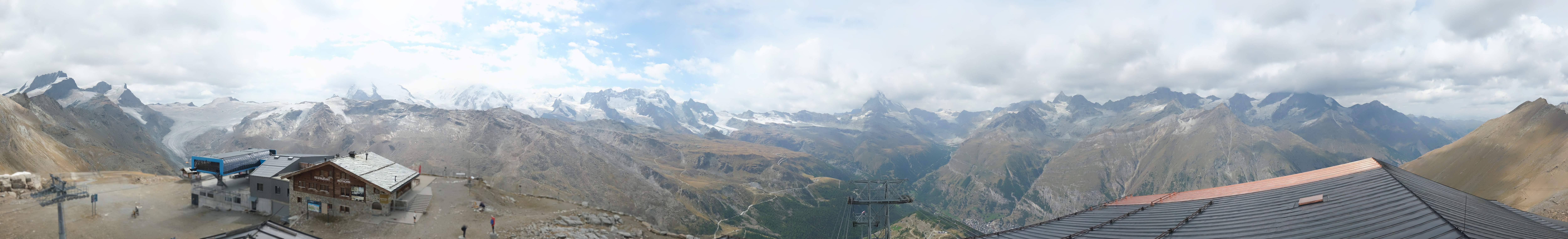 Archiv Foto Webcam Panoramablick vom Rothorn