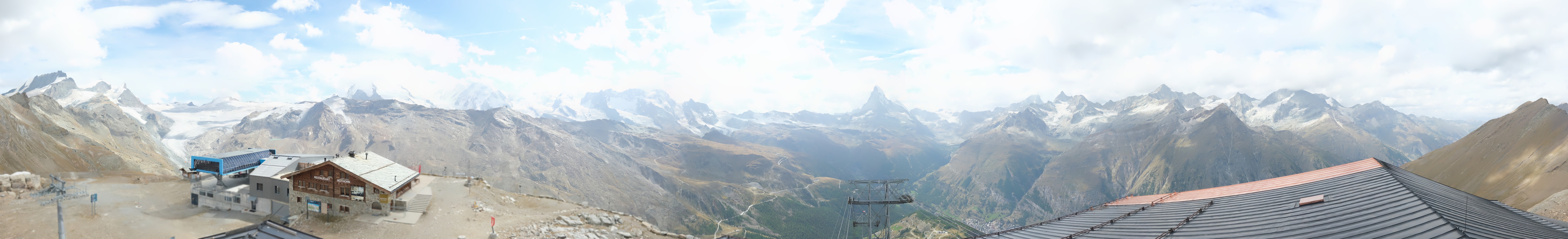 Archiv Foto Webcam Panoramablick vom Rothorn