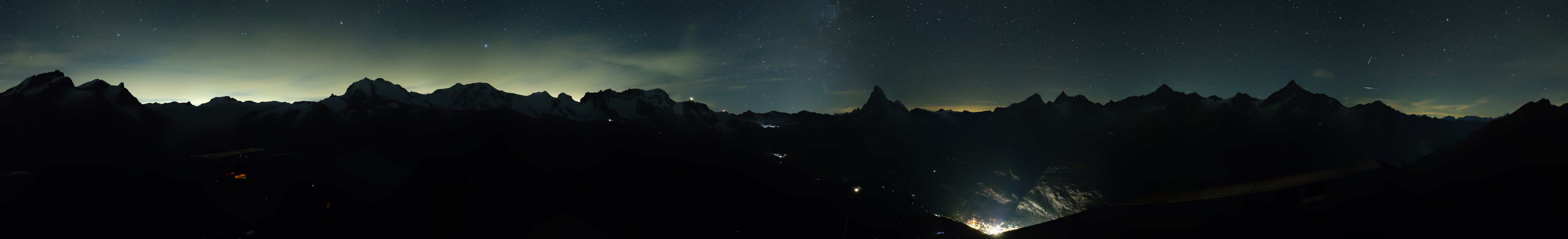 Archiv Foto Webcam Panoramablick vom Rothorn