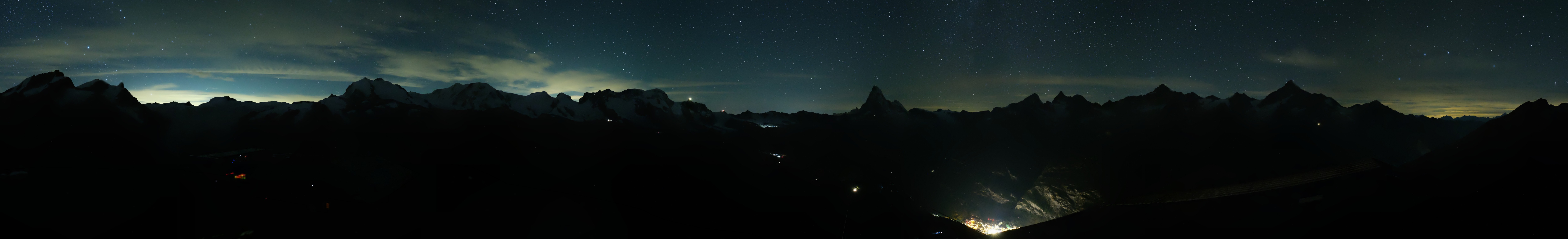 Archiv Foto Webcam Panoramablick vom Rothorn