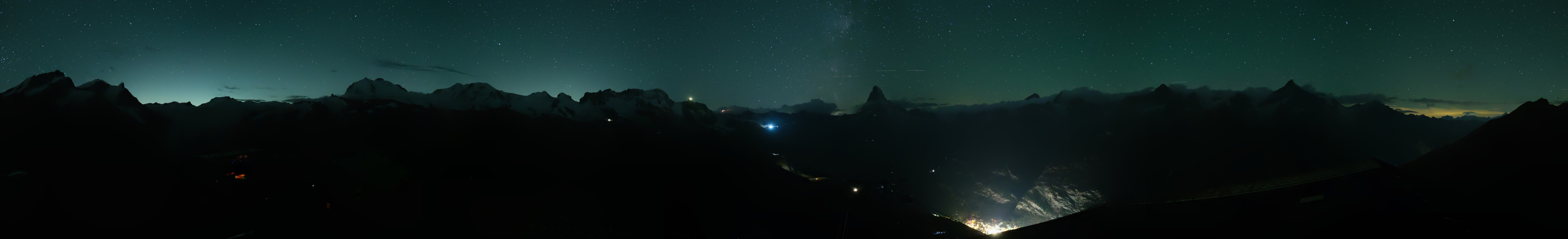 Archiv Foto Webcam Panoramablick vom Rothorn