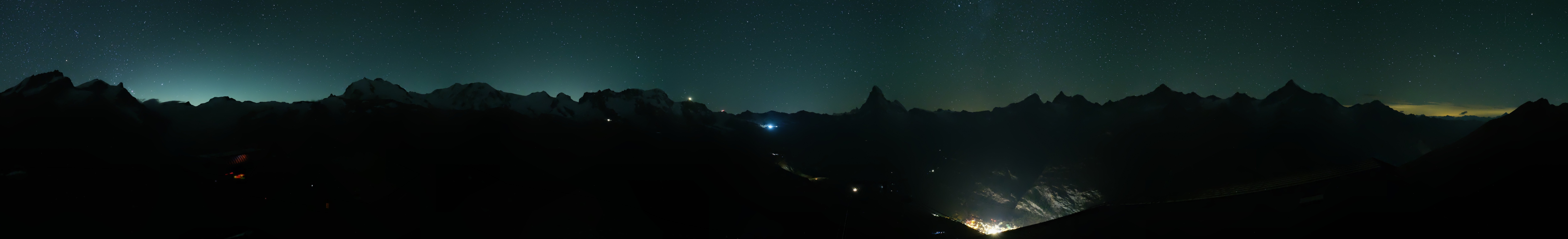 Archiv Foto Webcam Panoramablick vom Rothorn