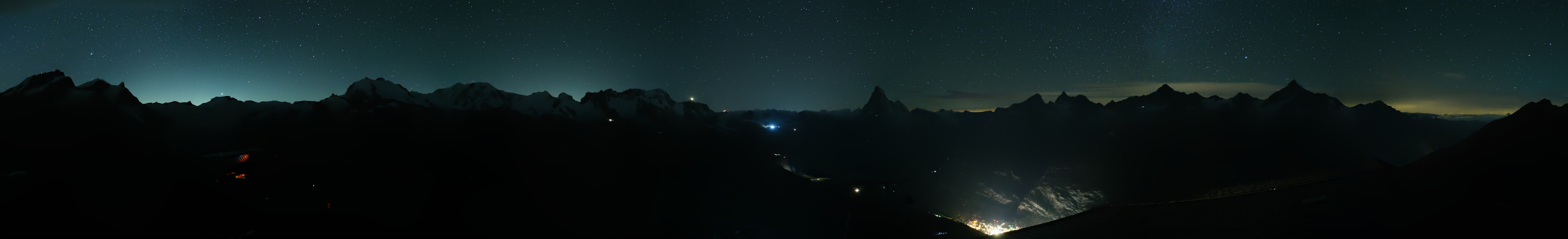 Archiv Foto Webcam Panoramablick vom Rothorn